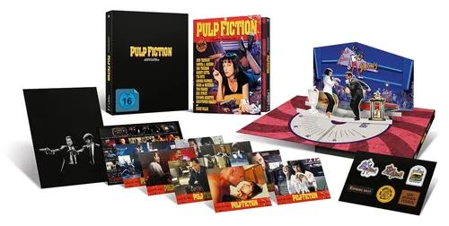 Pulp Fiction - Limited Collector's Edition [4K Ultra HD] + [Blu-ray] - Filme, exklusive Sammleredition mit 4K Ultra HD und Blu-ray, ideal für Filmfans und Sammler.
