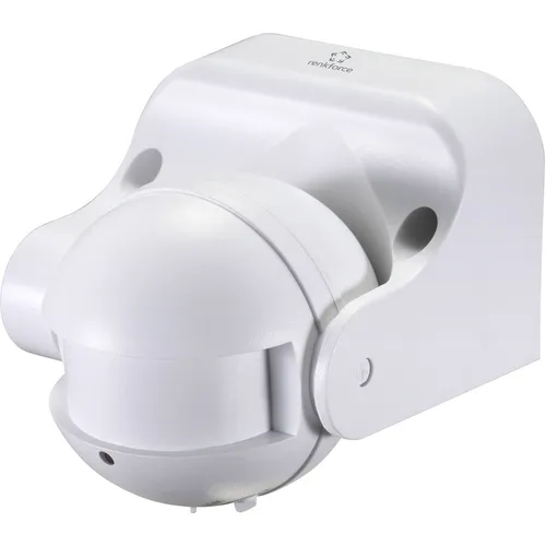 Renkforce 1362991 Aufputz, Aufbau, Wand HF-Bewegungsmelder 180 ° Relais Weiß ...