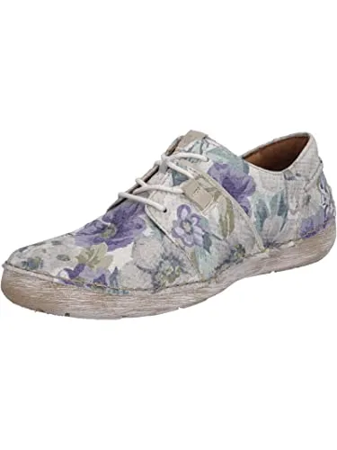 Josef Seibel Damen Fergey 91 Slipper, Lila Multi, 45 EU - Damen Slipper aus Leder mit THERMOPLASTIC RUBBER Sohle für hohen Komfort, ideal für den normalen Fuß und mit praktischem Wechselfußbett.