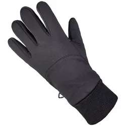 Areco Erwachsene Softshell'18 Handschuh, schwarz - Skisport & Snowboarden: Hochwertiger Softshell-Handschuh mit Touchfunktion und Microfleece-Isolierung für warme Hände bei kaltem Wetter.