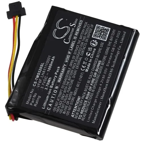 Akku für Tomtom 4AL51 Navigationsgerät, 3,7V, Li-Ion