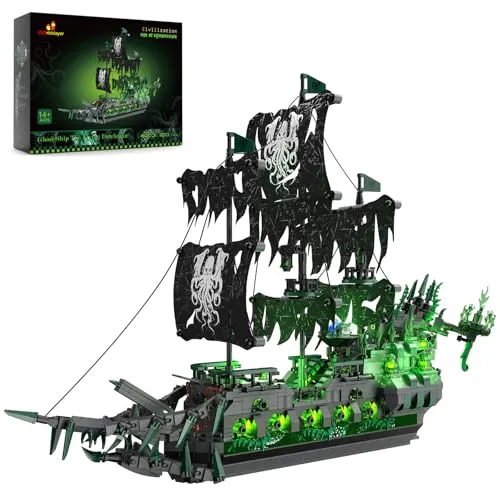 JMBricklayer Piratenschiff Bausatz Flying Dutchman