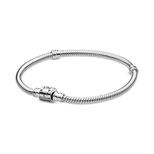 PANDORA Schlangen-Gliederarmband mit Zylinder-Verschluss in silber von Pandora