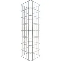 Gabiona Gabionen-Säule eckig 22x22x80 cm - Einfassungen, Stufen & Mauersysteme - Vielseitig einsetzbare Gabionen-Säule für kreative Gartengestaltung, stabil und robust mit individuell wählbarem Füllmaterial.