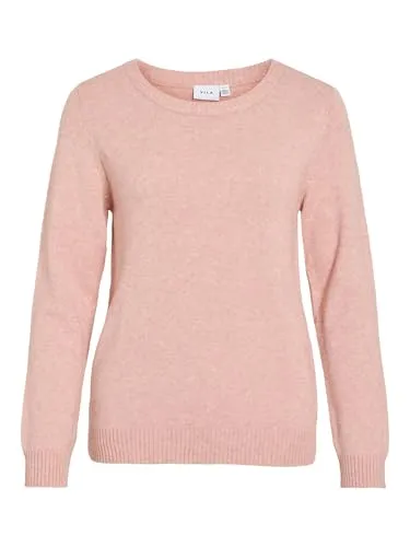 Vila Damen Strickpullover O-Neck Misty Rose von VILA