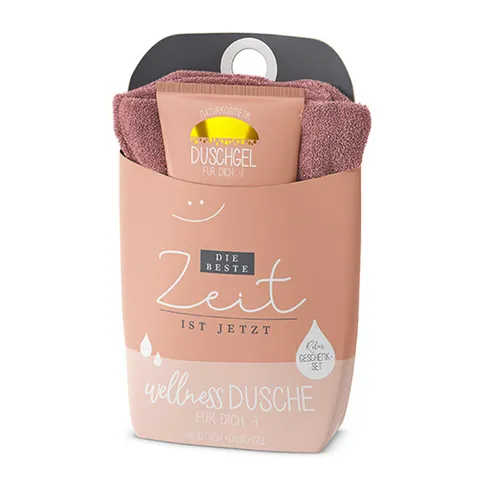 Geschenkset Wellness Dusche Die Beste Zeit ist jetzt Cosy Moments Auszeit Set