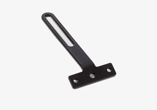 PROTECH Universal T-Träger für Rückstrahler Alu & Stahl Schwarz - Universal