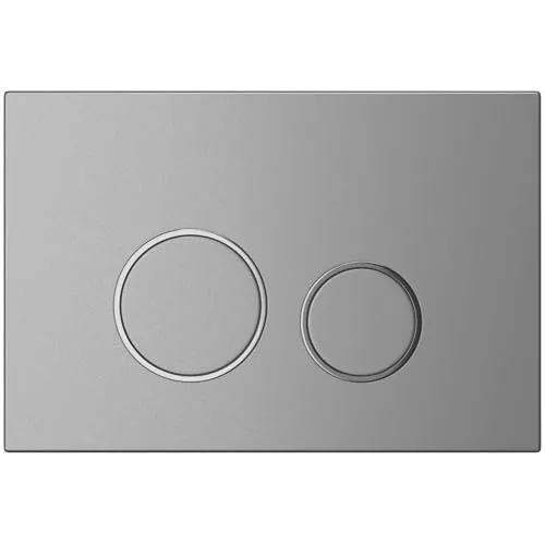 MYLAVABO Drückerplatte WC Betätigungsplatte passend für Geberit Sigma Vorwandelement für Geberit Spülkasten Sigma UP300, UP320, UP700, UP720 (Silber-Chrom, Kunststoff)