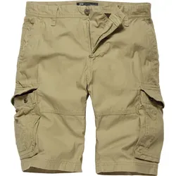 Vintage Industries Rowing Shorts, beige, Größe XS - Bequeme Shorts aus hochwertiger Baumwolle im Regular Fit, ideal für den Alltag. Mit praktischen Eingrifftaschen für zusätzlichen Komfort.