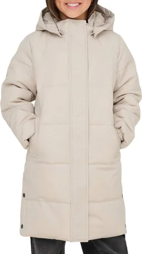 Only Kids Ko Girene Puffer Winterjacke Mädchen - Creme - 152 - Funktionsjacken für Mädchen, ideal für kalte Wintermonate mit warmem Futter und praktischem seitlichen Reißverschluss.