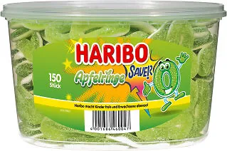 Haribo Saure Apfel-Ringe 150 Stück