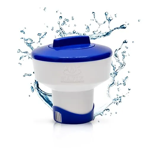 HAFIX Pool Dosierschwimmer Pool-Schwimmer für Chlortabletten 7,6cm Tabletten. Pool Chlor-Dosierer, Chlordosierer 3