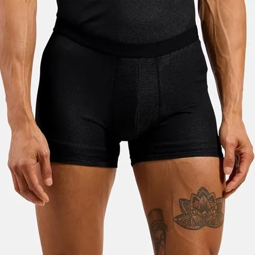 Odlo Active F-Dry Light Herren Funktionshose - Funktionsunterwäsche für Herren, schnell trocknend und ideal für aktive Outdoor-Aktivitäten, sorgt für Bewegungsfreiheit und Tragekomfort.