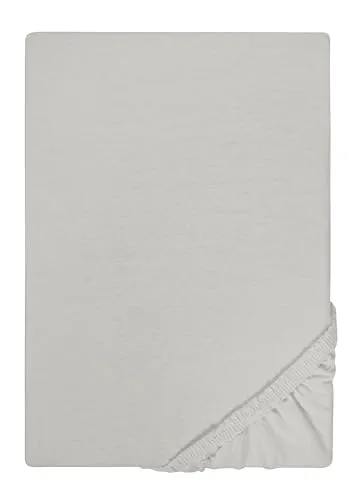 Traumhaft Schlafen - Castell - Markenbettwäsche 0077113 Spannbetttuch Jersey Stretch 1x 180x200 cm - 200x200 cm, sturmgrau