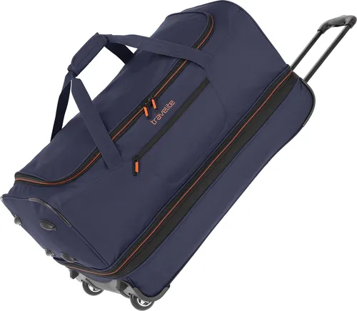 travelite Basics Trolley Reisetasche 70 cm - Erweiterbar auf 98 l mit Dehnfalte, robust und ideal für Reisen und Freizeit