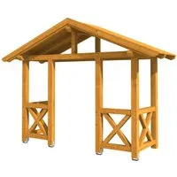 Skan Holz Haustür-Vordach Stralsund 5