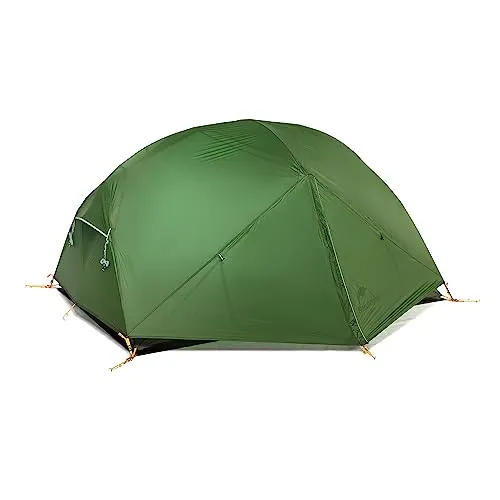 Naturehike Mongar Ultraleichtes 2-Personen Zelt - Kuppelzelt für 2 Personen, nur 2.5 kg leicht, ideal für Wanderungen. Mit 2 wettergeschützten Eingängen und 3 Jahreszeiten Nutzung, bietet es perfekten Schutz vor Wind und Regen.