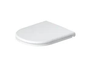 Duravit WC-Sitz D-Code mit Edelstahl-Scharnieren, abnehmbar, weiß