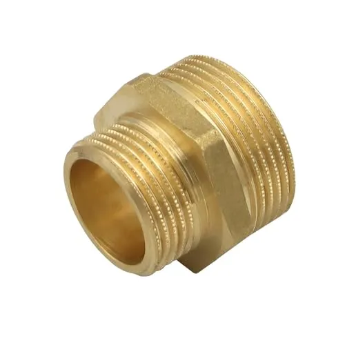 Stabilo-Sanitaer Messingfitting Reduziernippel 1 x 1 1/4 Zoll Reduzierung Messing Fitting Gewindefitting Rohrfitting