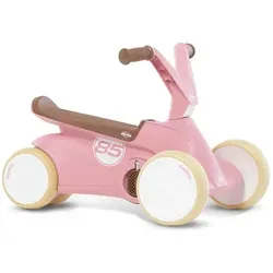 Berg GO² 2in1 Rutschauto Retro Rosa - Tretfahrzeuge für Kinder, ergonomisches Design für sicheres Laufrad- und Pedal-Gokartfahren, ideal ab 10 Monaten.