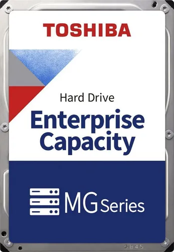Toshiba MG09 Enterprise Capacity HDD 12TB - Festplatten mit 12TB Speicher, ideal für große Datenmengen und hohe Zuverlässigkeit in Unternehmensanwendungen.