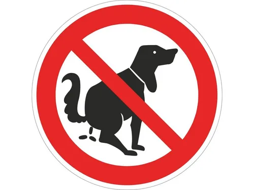 SafetyMarking Hinweisschild Verbotsschild - Hier kein Hundeklo
