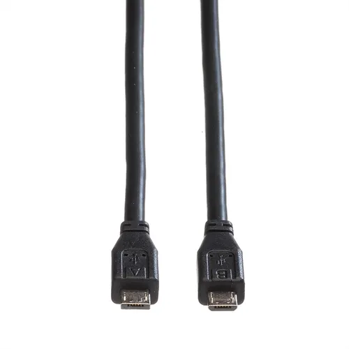 USB 2.0 Kabel, Micro USB A Stecker - Micro USB B Stecker, 1,8m
