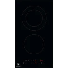 Electrolux LHR3233CK Kochfeld - Schwarz, 2 Zonen - Kochfeld in elegantem Schwarz mit 2 schnellaufglühenden Kochzonen, intuitivem Timer und Kindersicherung für maximale Sicherheit und Kontrolle in Ihrer Küche.