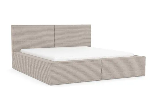 Polsterbett BERNO – Hochwertiges Komplettbett in Cord, Bouclé oder Samt - Das Polsterbett BERNO kombiniert stilvolles Design mit praktischen Funktionen. Erhältlich in verschiedenen Farben und Größen, bietet es Komfort und eine elegante Ausstrahlung für jedes Schlafzimmer.