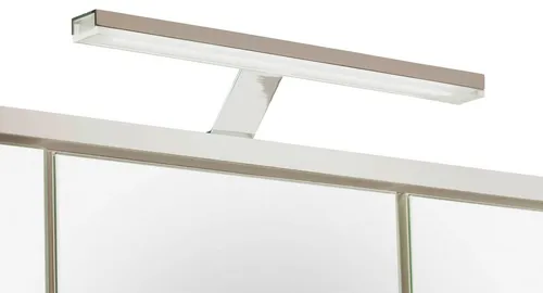 welltime Spiegelleuchte, LED wechselbar in silber von welltime