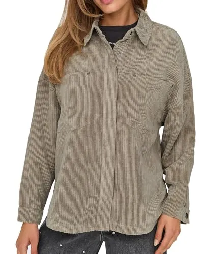 ONLY Winterjacke braun M - Weathered Teak - Funktionsjacke aus 90% Polyester, ideal für kalte Tage und pflegeleicht bei 30°C. Perfekt für stilvolle Outfits im Winter.