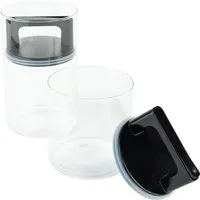 LIVARNO home Vorratsgläser luftdicht, 2er Set (Transparent)