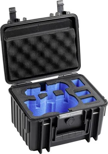 B&W International B&W drone.case PP.66 schwarz für DJI Mini 5 - Drohnen-Hülle aus robustem Polypropylen, schützt Ihre DJI Mini 5 vor Stößen und Wasser, ideal für unterwegs.