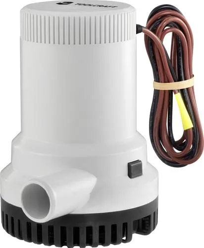 TOOLCRAFT TO-7159131 Niedervolt-Tauchpumpe 5678 l/h 12 V/DC - Wasserpumpen, zuverlässige Bilgenpumpe mit hoher Förderleistung von 5678 l/h für effektives Pumpen in Booten und Camping.