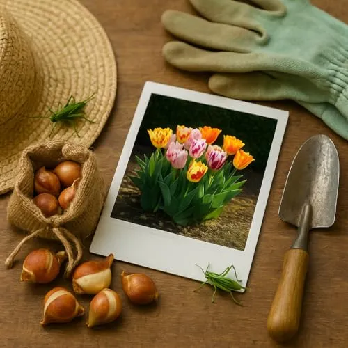 Exotenherz Blumenzwiebeln - Tulpen Tulipa Flaming Beauty Mix (15 Stück) Durchmesser 11-12cm