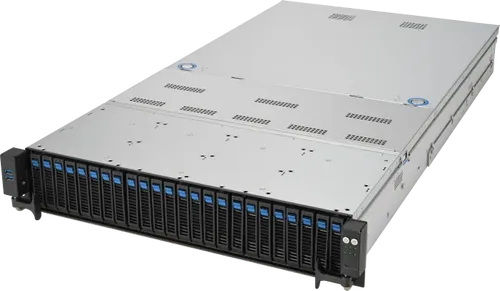 ASUS Server RS720-E11-RS24U mit AMD 24NVMe 10G - Leistungsstarker Server mit 6 GB RAM, ideal für anspruchsvolle Anwendungen. Ausgestattet mit 24 NVMe-Slots und zwei 2600W Netzteilen für maximale Effizienz.