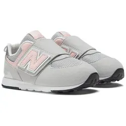New Balance NW574 Sneaker mit Klettverschluss grau-rosa 23 EU - Sneaker für Kinder in Größe 23, sportlich im Design und mit praktischem Klettverschluss für einfaches An- und Ausziehen.