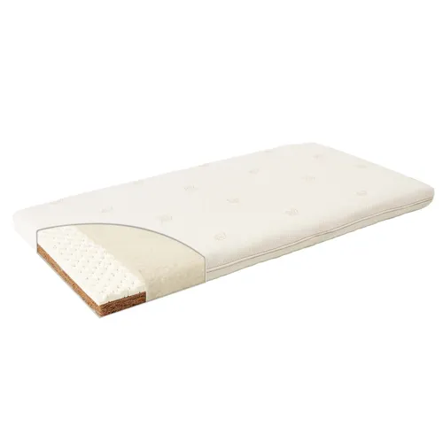 Träumeland Kinderbettmatratze Naturglück 60 x 120 cm - Hochwertige Babymatratze aus natürlichen Materialien, sorgt für optimalen Schlafkomfort und Sicherheit für Ihr Baby.
