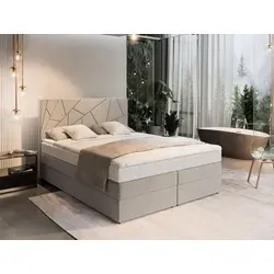 MASSENO Boxbett mit Bettkasten Trani, beige von Masseno