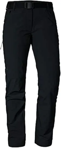 Schöffel Damen Pants Taibun L - Funktionale Wanderhose - Wanderhosen für Damen, wasserabweisend und schnelltrocknend, bieten optimale Bewegungsfreiheit durch 2-Wege-Stretch und vorgeformte Knie.