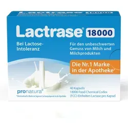 Lactrase 18,000 FCC Laktase Kapseln 40 St