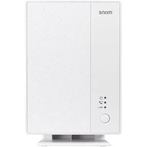 Snom DECT-Basisstation M500 - VoIP für bis zu 10 Mobilteile - Festnetztelefone mit extrem hoher Skalierbarkeit für kleine bis mittlere Unternehmen. Integrierte TLS-Verschlüsselung sorgt für maximale Sicherheit, ideal für moderne Büros.
