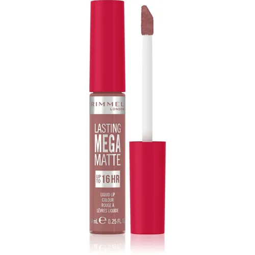 Rimmel Lasting Mega Matte leichter, matter Flüssig-Lippenstift 16 Std. Farbton Strapless 7,4 ml