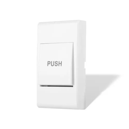 Türzugang Kontrollknopf, Hochwertiger Türeingang Entriegelungsknopf mit großem Knopfdesign, Hauptschalter Teil der Zugangskontrolle