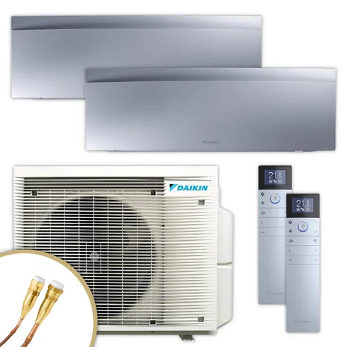 Daikin Klimagerät 2MXM40A9 + FTXJ20AS - Effiziente Klimatisierung - Klimageräte für optimale Raumtemperatur, modernes Design und schnelle Heiz-Boost-Funktion für ein angenehmes Raumklima in zwei Räumen bis 25 m².