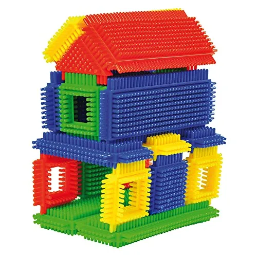 Eduplay 120237 Noppenbausteine 108-er Set - Bauspielzeugset mit 108 bunten Noppenbausteinen, fördert Kreativität und motorische Fähigkeiten bei Kindern, ideal für stundenlangen Spielspaß.