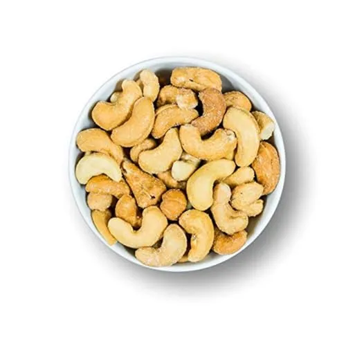 Frucht Cashewkerne geröstet und gesalzen 1000 g I Cashew Kerne zum Knabbern, zum Salat oder zum Müsli I Cashewnüsse ohne Konservierungsstoffe, ohne zusätzliches Aroma I Vegan I 1 kg 1001