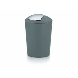 Kela Mülleimer Marta, 22302, grau, Kosmetikeimer aus Kunststoff, 5 Liter