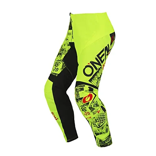 Oneal Element Attack Jugend Motocross Hose, schwarz-gelb, Größe XL - Motorradhosen mit bequemer, lockerer Passform für maximale Bewegungsfreiheit und optimalen Komfort beim Fahren. Ideal für junge Motorsportler.