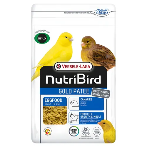 Versele-Laga NutriBird Gold patee gelb 1 kg, Vogelfutter, UVP 5,95 EUR, NEU